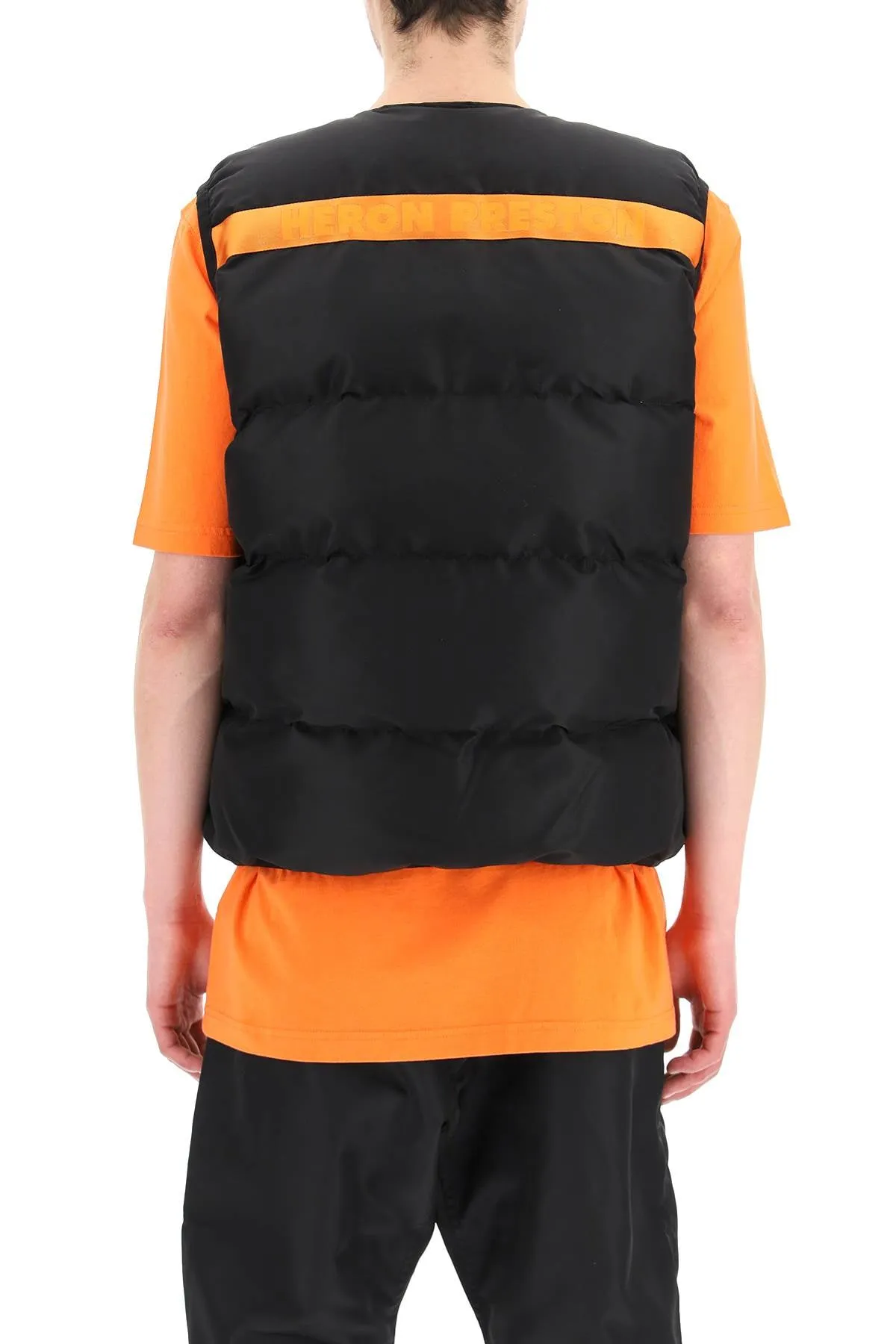 Heron Preston Logo Patch Padded Gilet