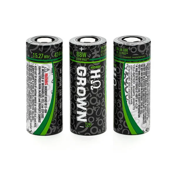Hohm Tech Hohm Grown 26650 INR 4244mAh 41.1A Flat Top Battery
