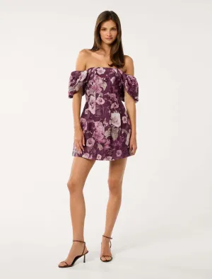Jacquie Off Shoulder Mini Dress