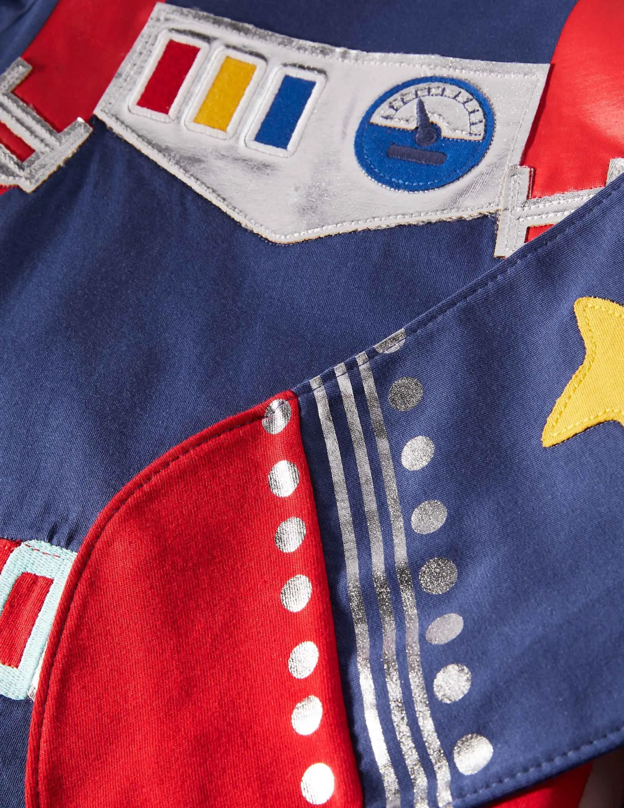 Jet Pack T-shirt-Starboard Blue Rocket