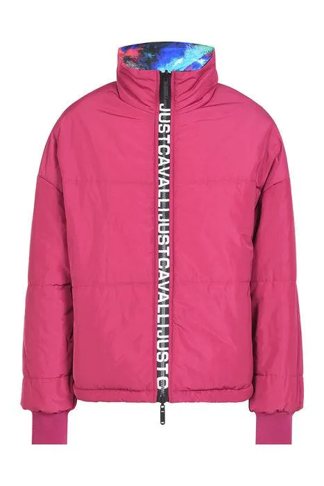 Just Cavalli Allover Graphic Print Reversible Padded Jacket