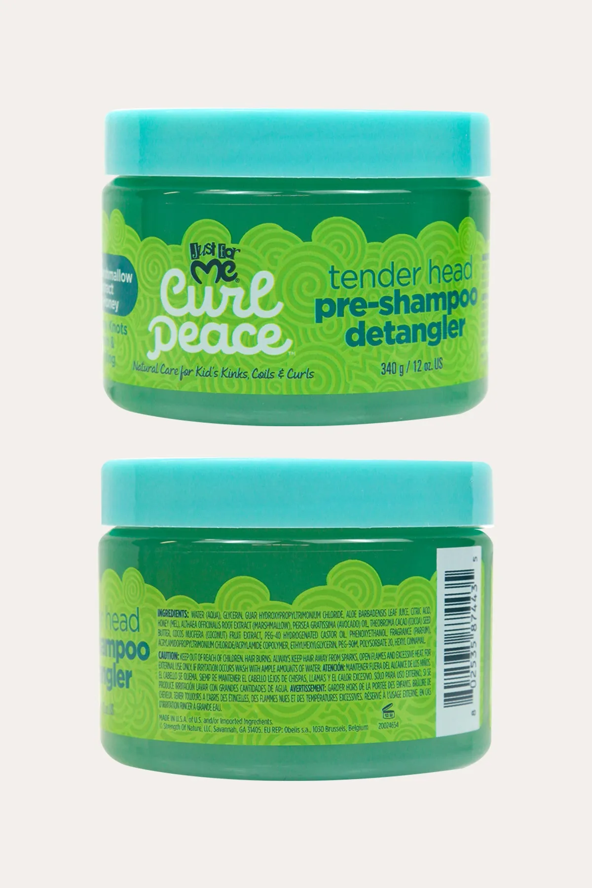 JUST FOR ME CURL PEACE TENDER HEAD PRE-SHAMPOO DETANGLER 12oz