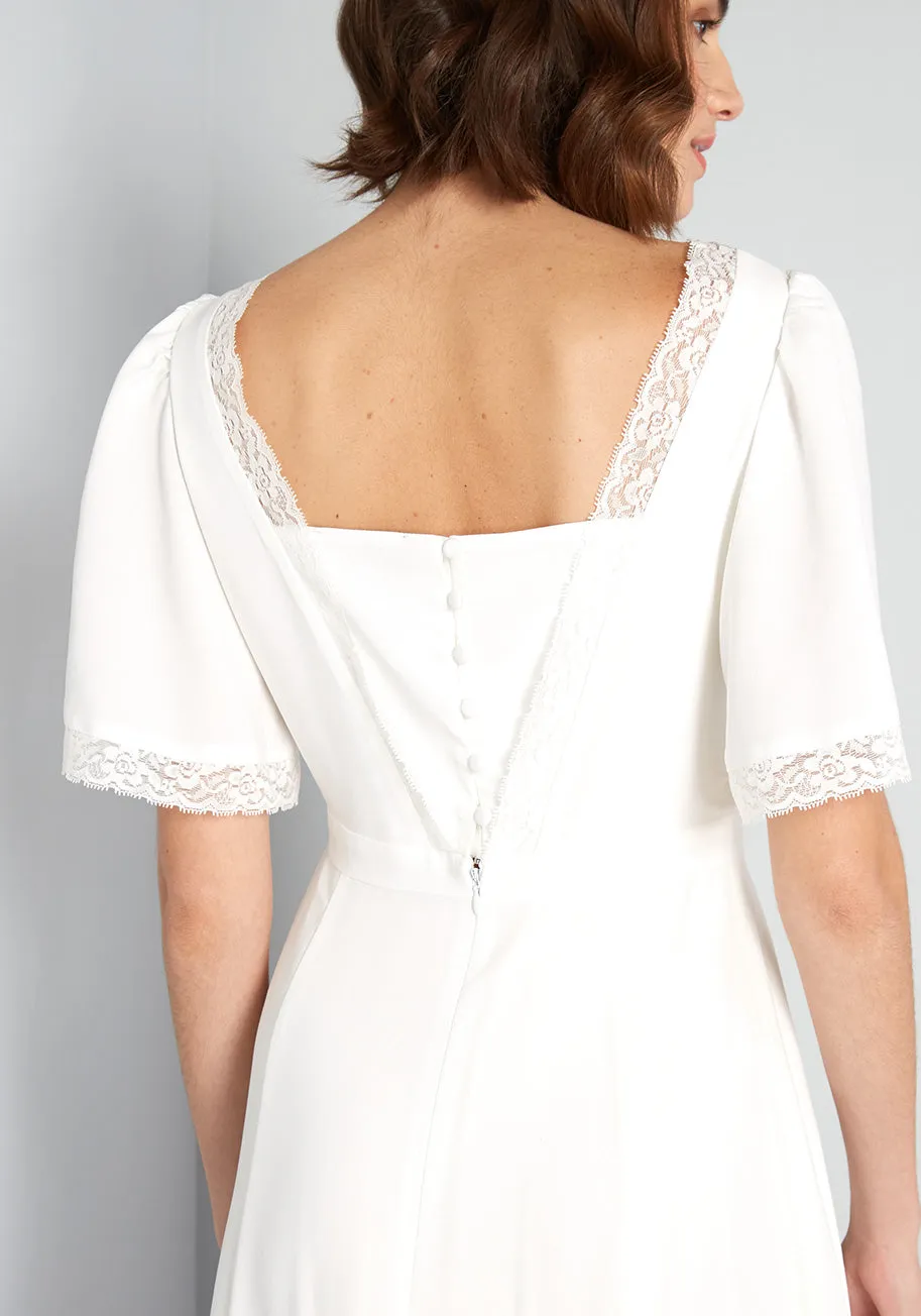 Lace You Down the Aisle Maxi Dress