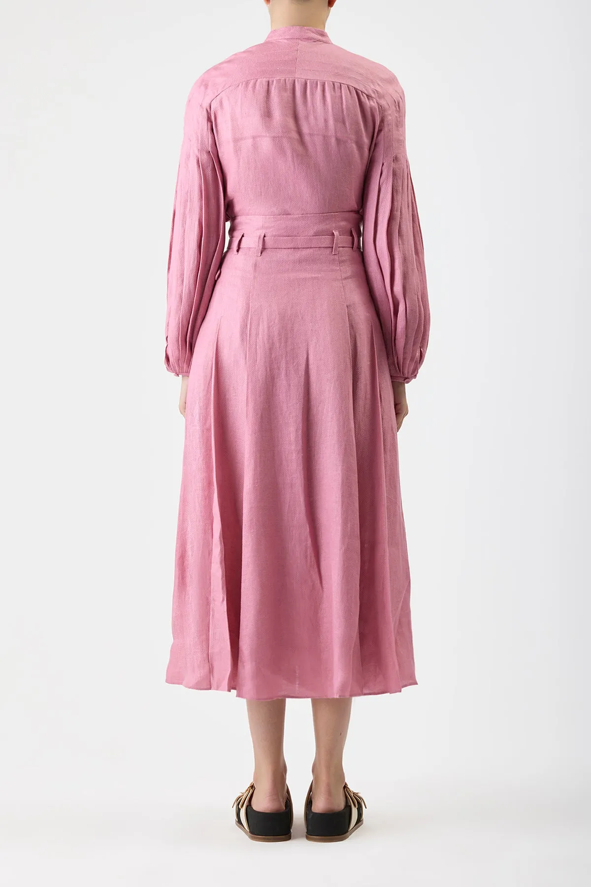 Laetitia Blouse in Rose Quartz Linen