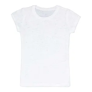 Levelwear - Girls' (Junior) Little Burner Short Sleeve T-Shirt (BU90L WHITE)