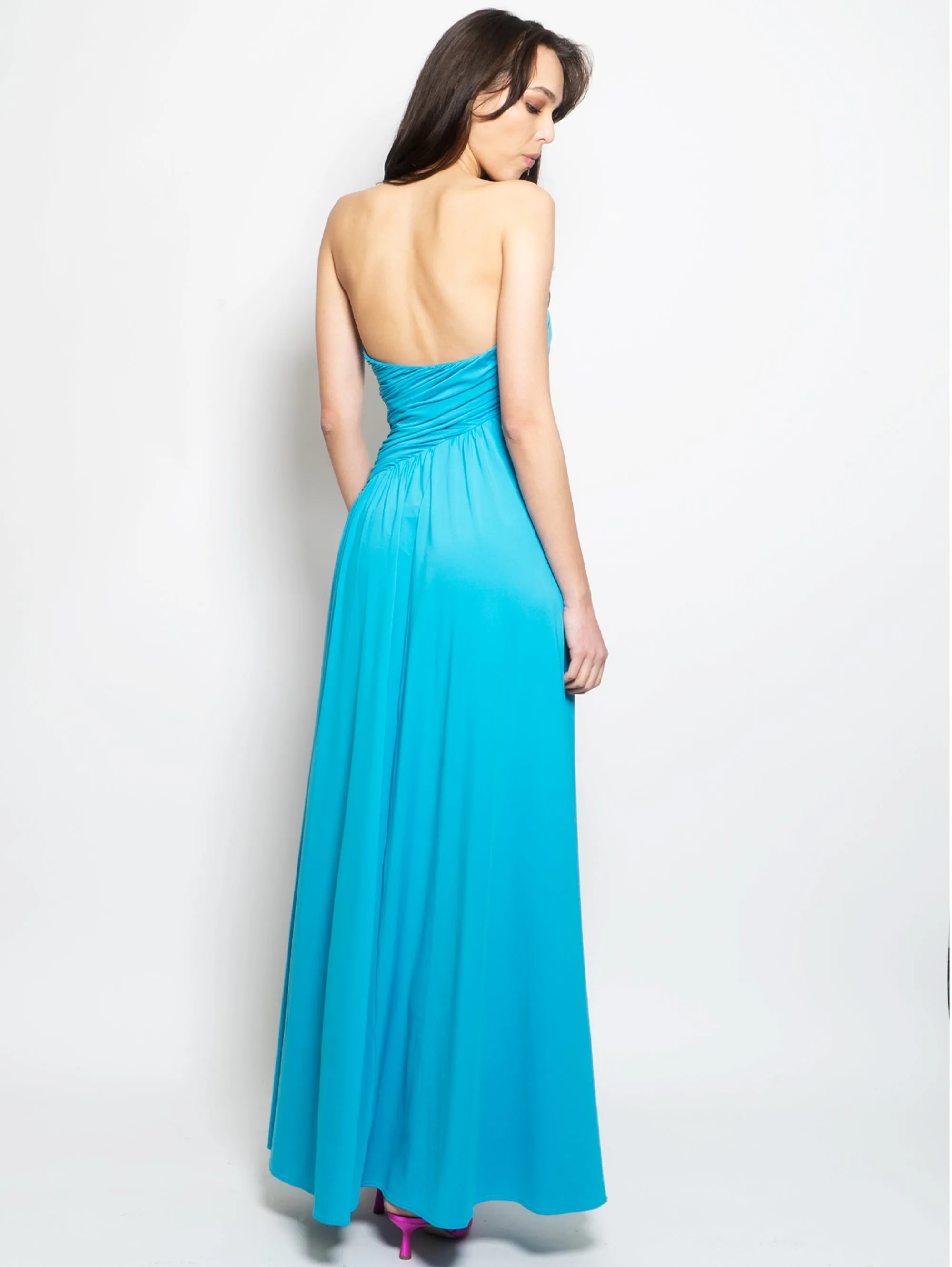 Long Curled Dress Amy Ocean