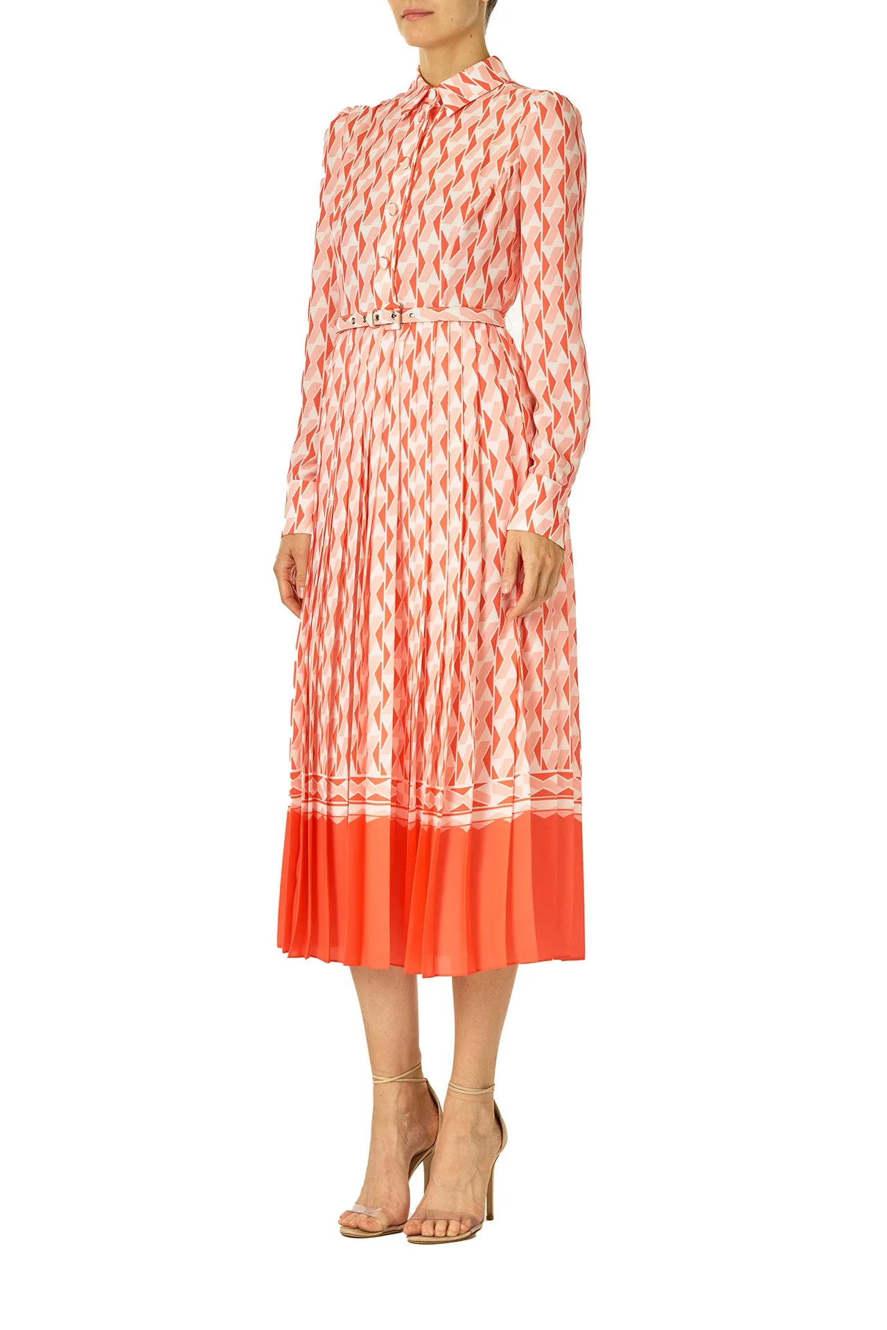 Long Sleeve Button-Down Dress