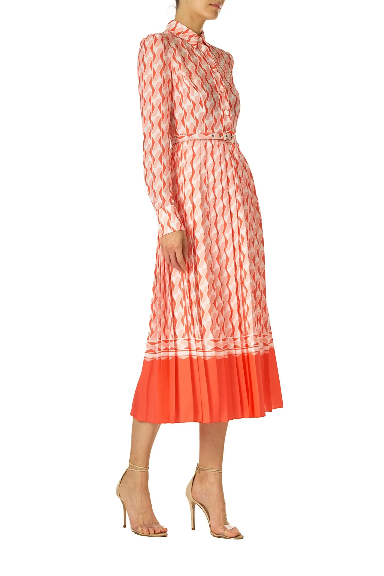 Long Sleeve Button-Down Dress