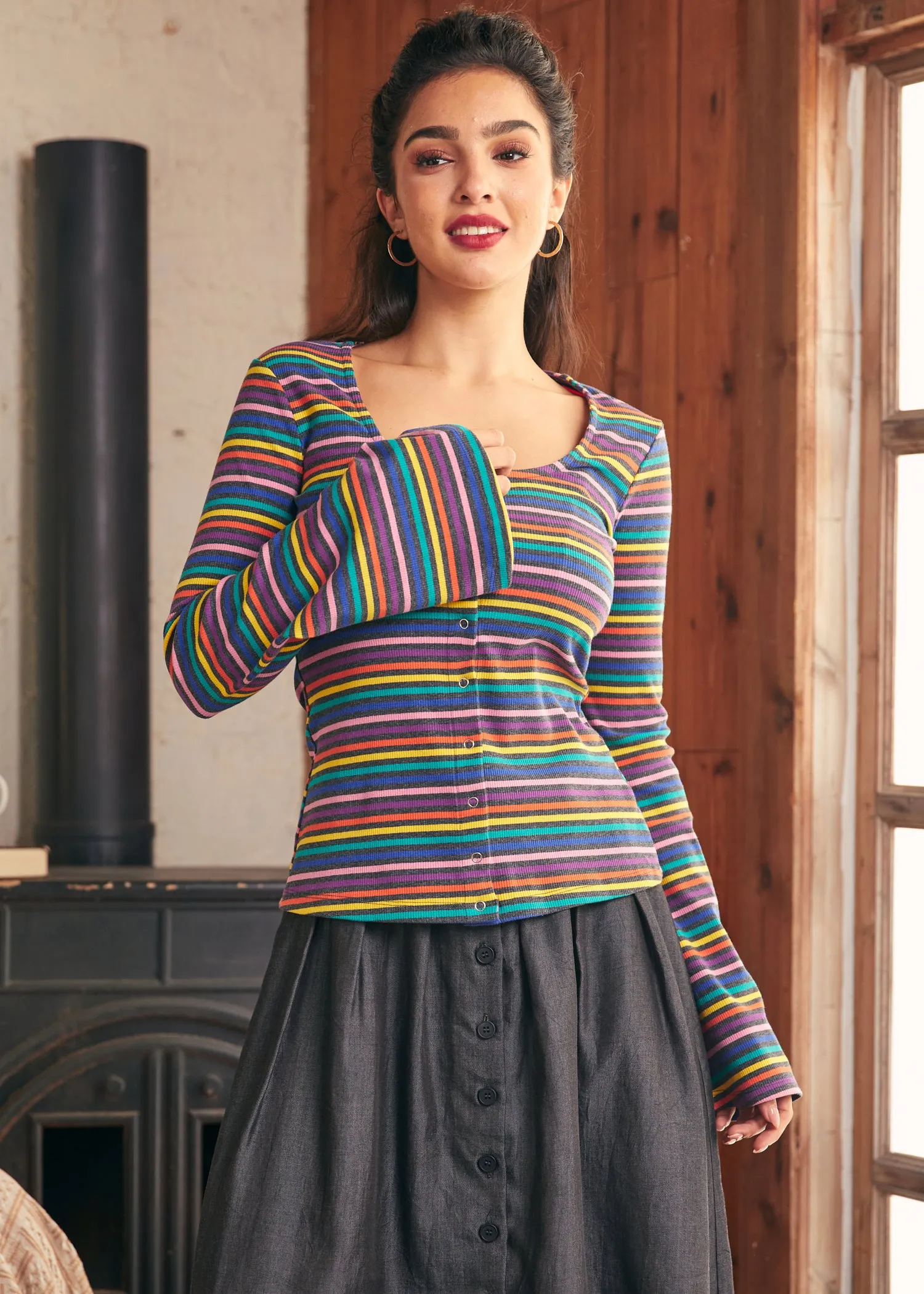 Lost in Love Bell Sleeve Top