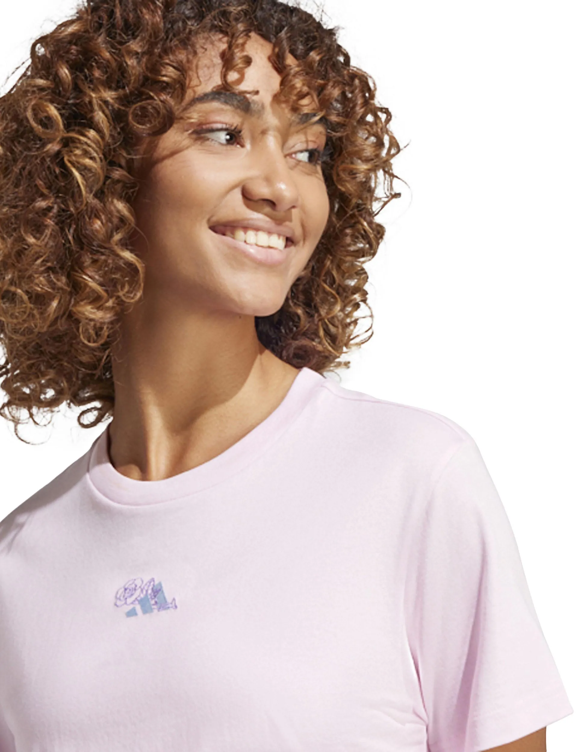 Lounge Mini Graphic T-Shirt - Clear Pink