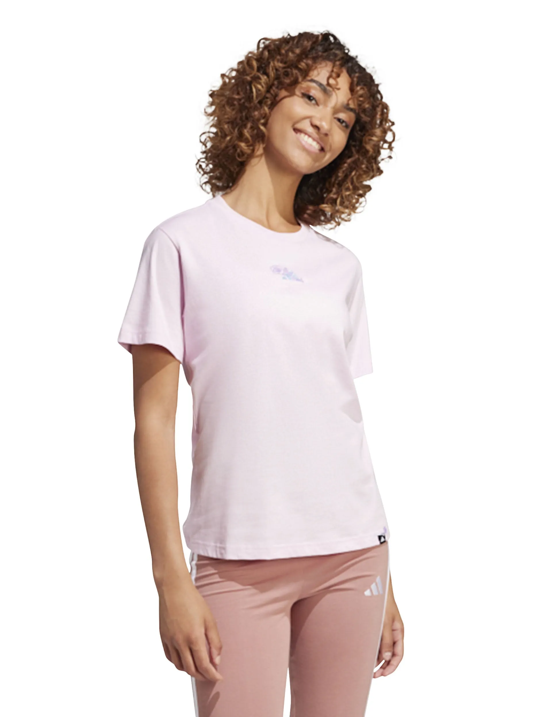 Lounge Mini Graphic T-Shirt - Clear Pink