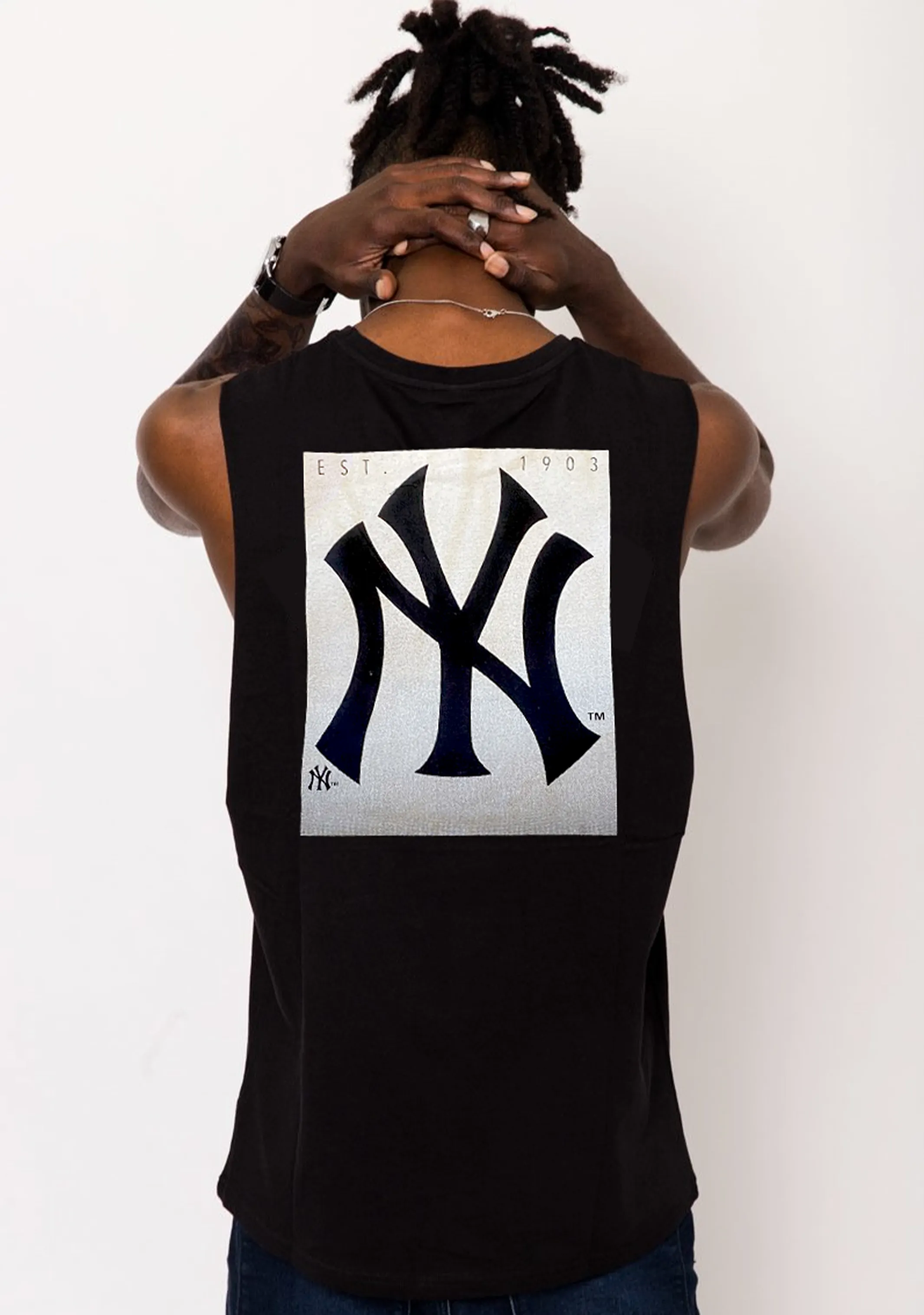 Majestic Athletic Mens New York Yankees Muscle Tank <br> MJNY0305TK