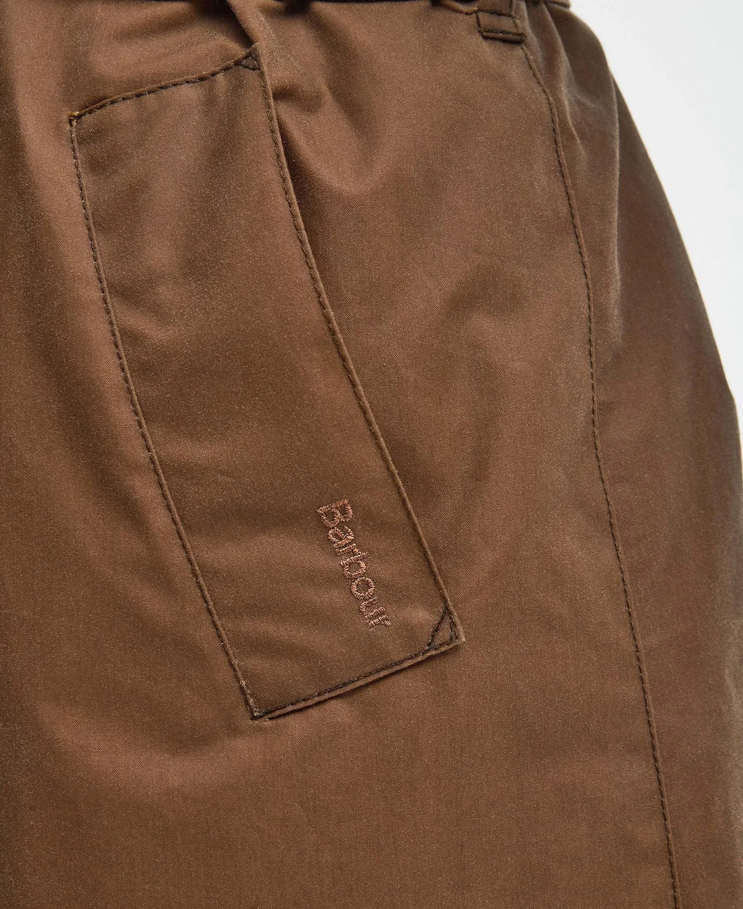 Marianne Waxed Trench Coat Sand/Ancient Loden Tartan