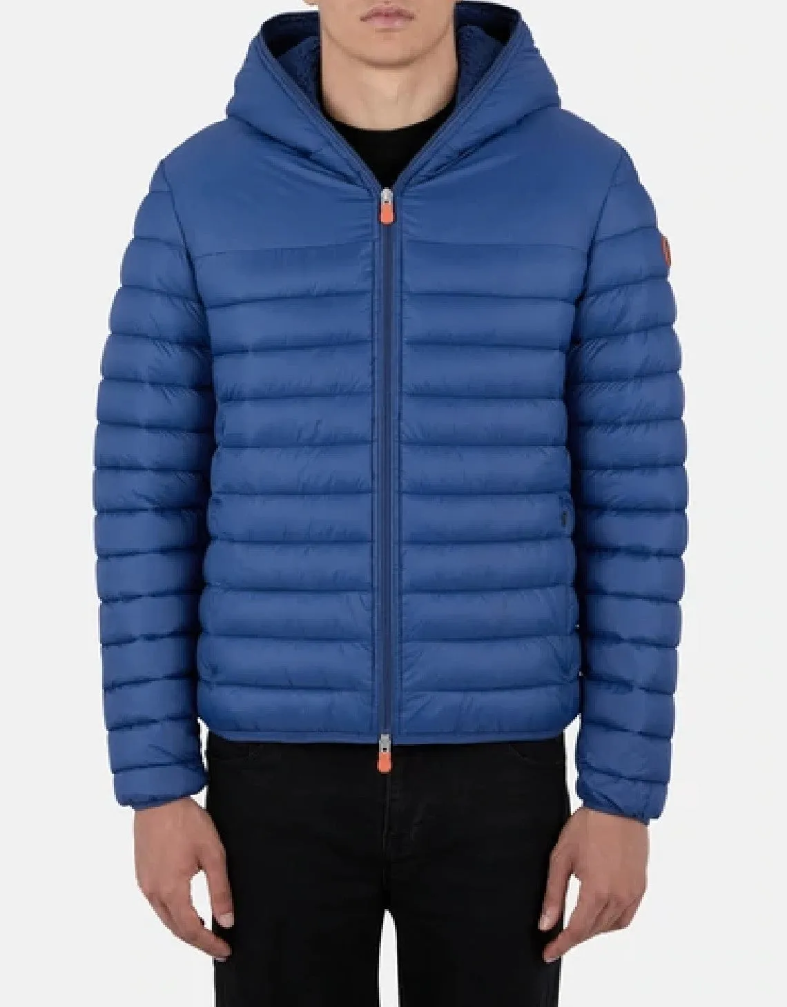 Men's Nathan Faux Fur Lined Hooded Jacket Eclipse Blue