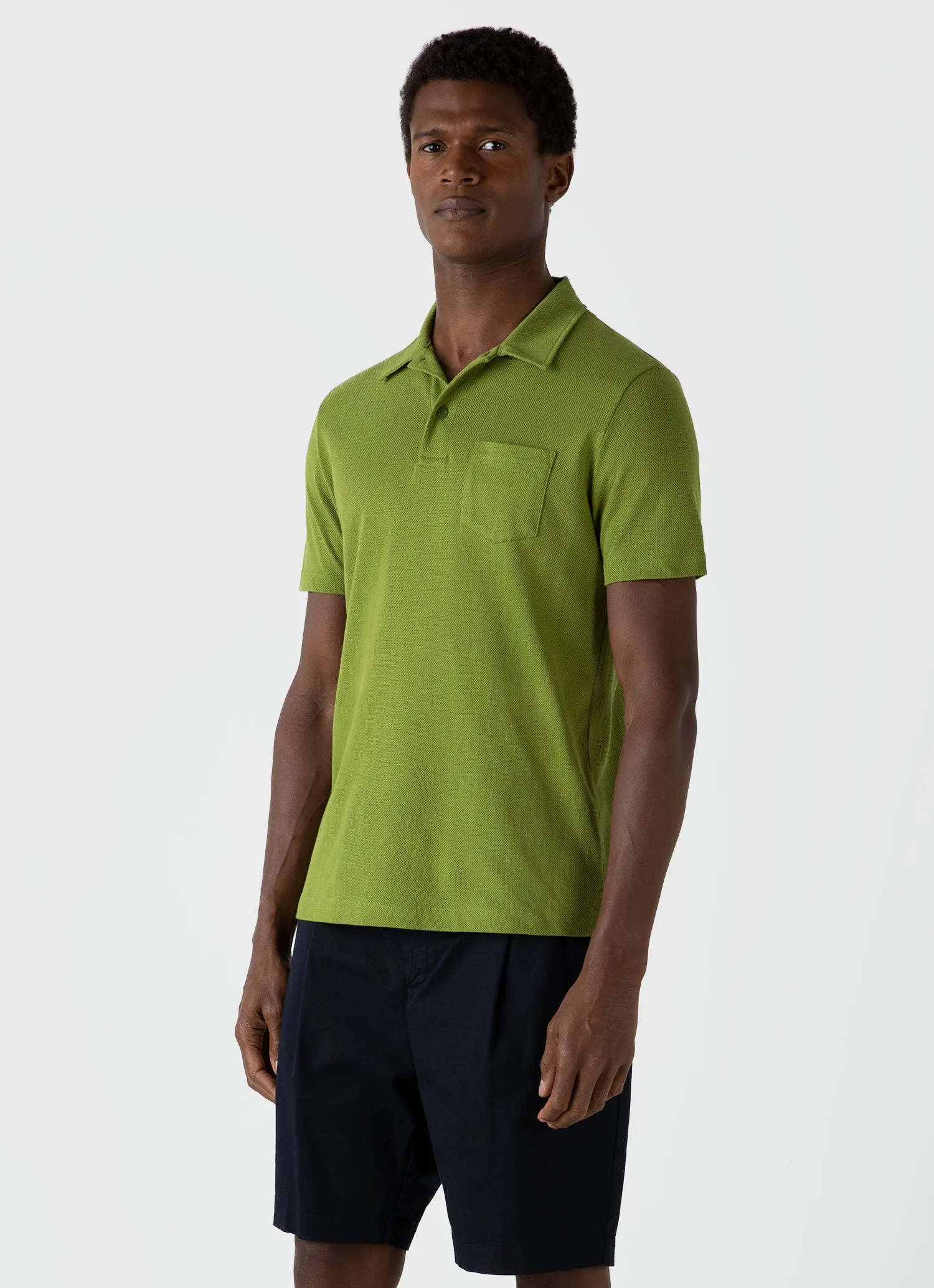 Men's Riviera Polo Shirt in Country Green