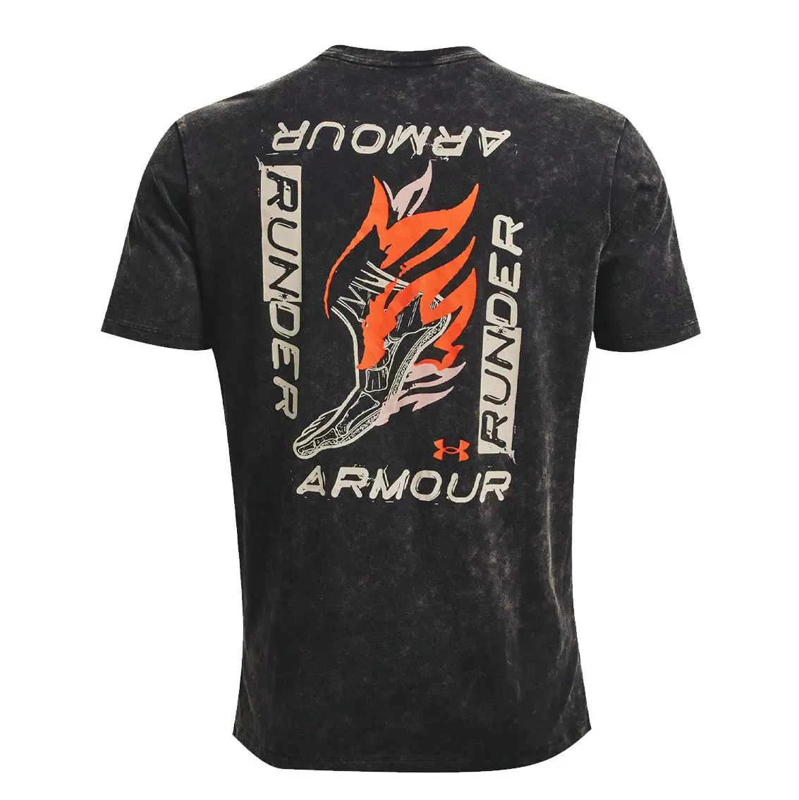 Mens Under Armour Destroy All Miles Tee - Black