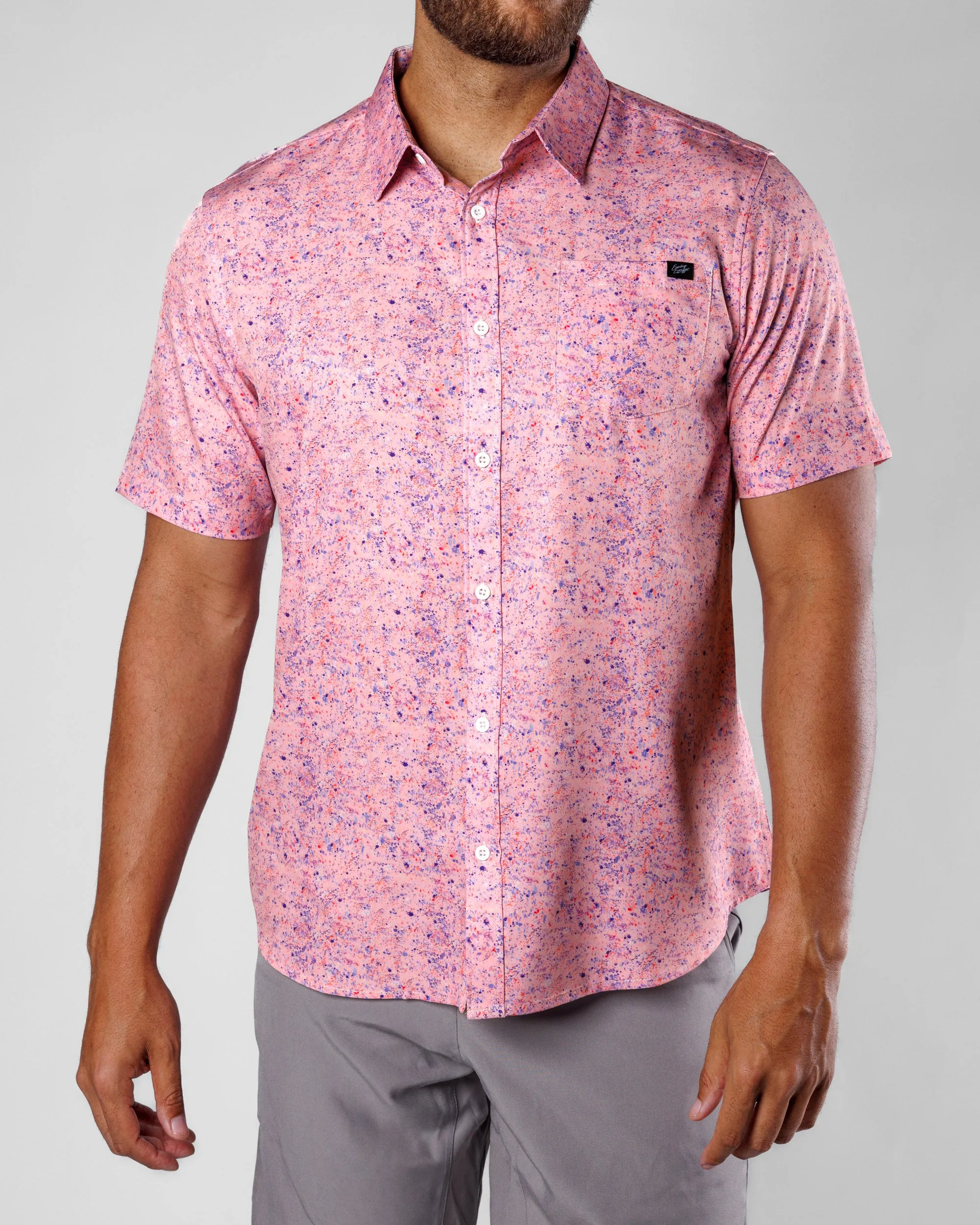 Pink Pulse Button Up 2.0