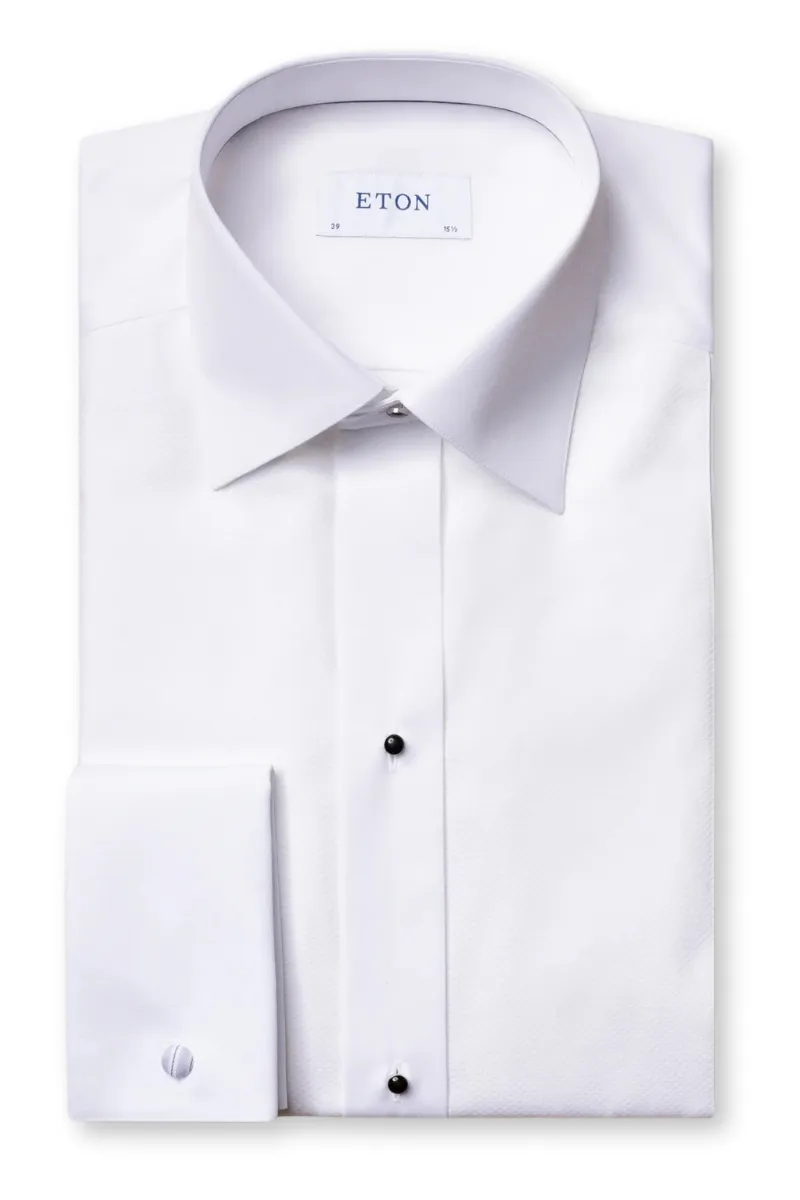 Piqué Tuxedo Shirt, Contemporary