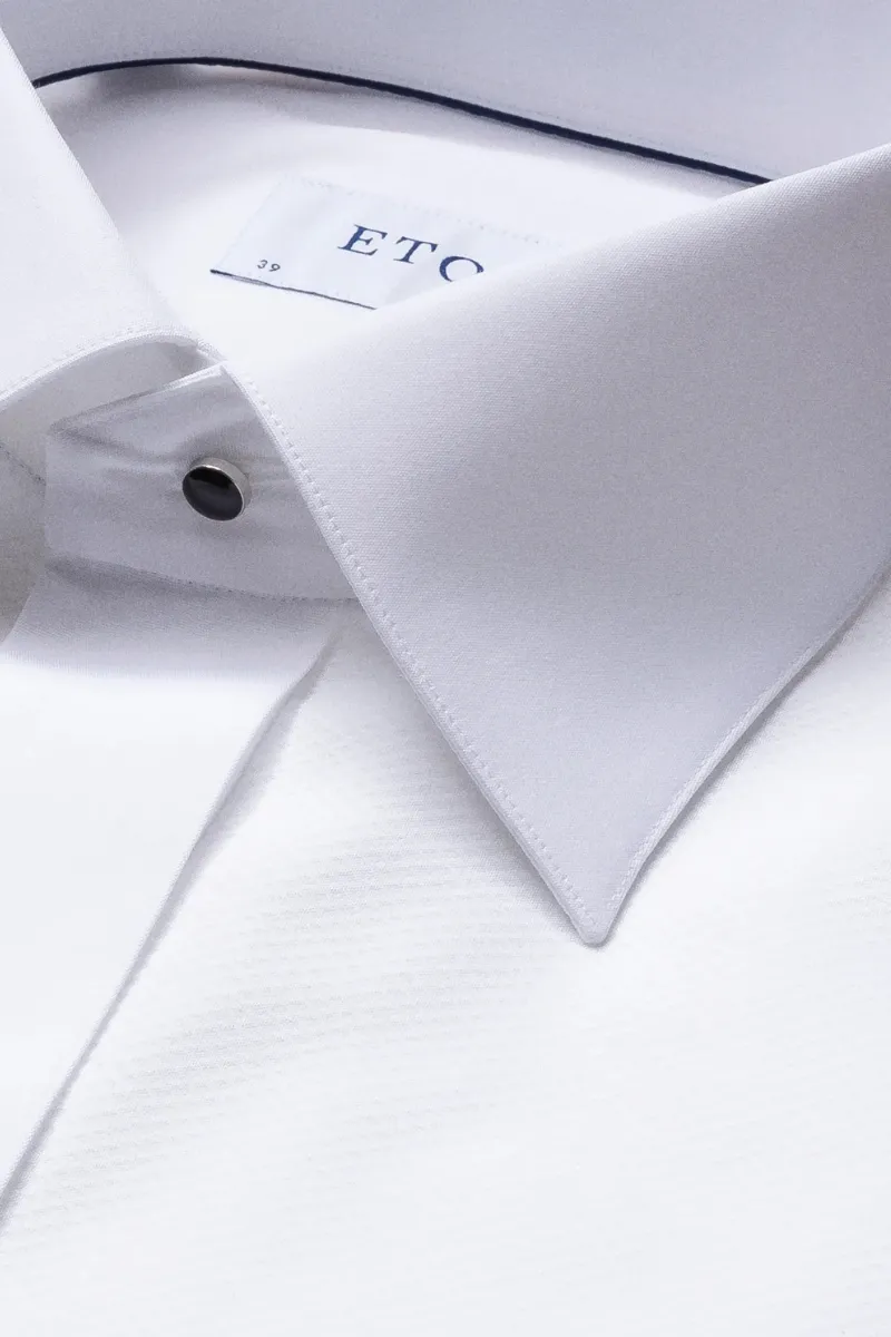 Piqué Tuxedo Shirt, Contemporary