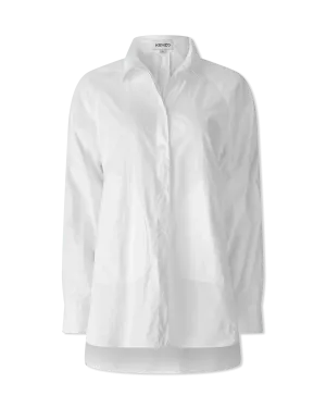 Poplin Button-Up Tunic
