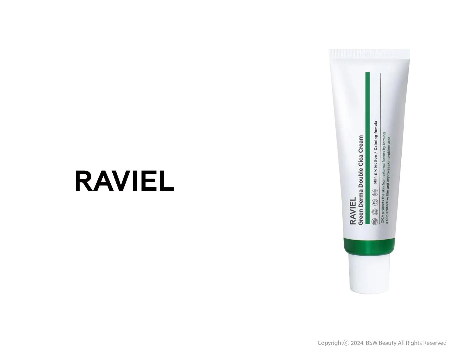 RAVIEL GREEN DERMA DOUBLE CICA CREAM 50ml