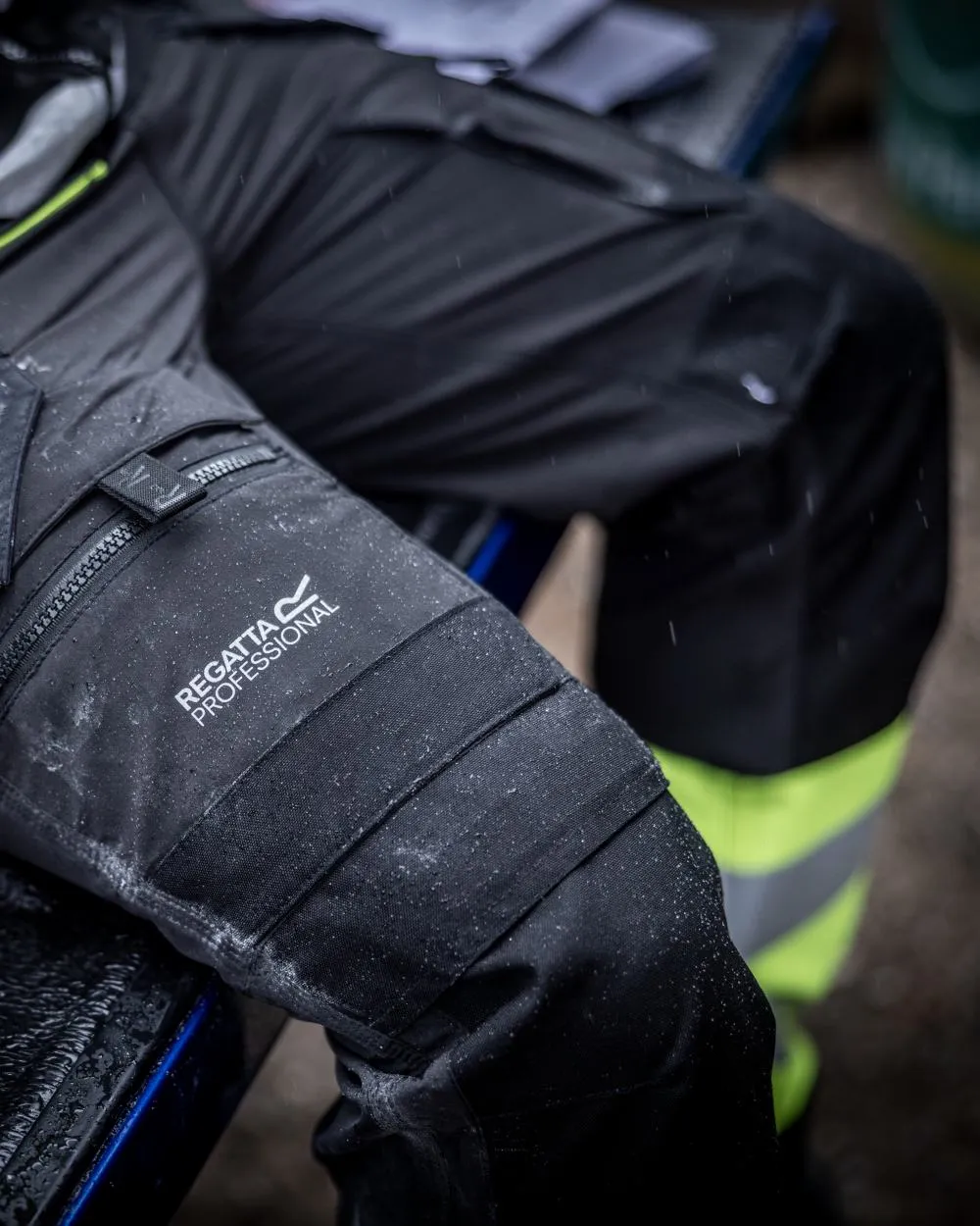 Regatta Mens Hi-Vis X-Pro Stretch Holster Trousers Class 1