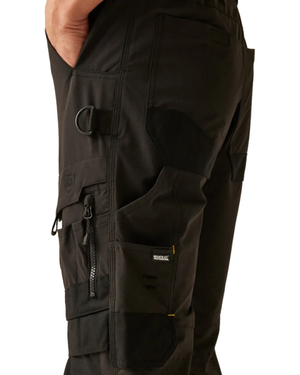 Regatta Mens Hi-Vis X-Pro Stretch Holster Trousers Class 1