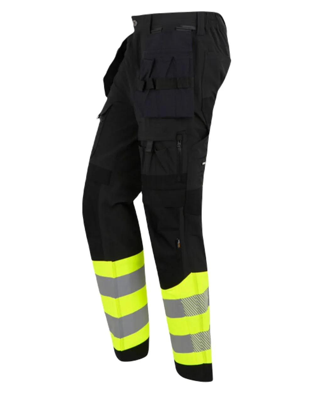 Regatta Mens Hi-Vis X-Pro Stretch Holster Trousers Class 1