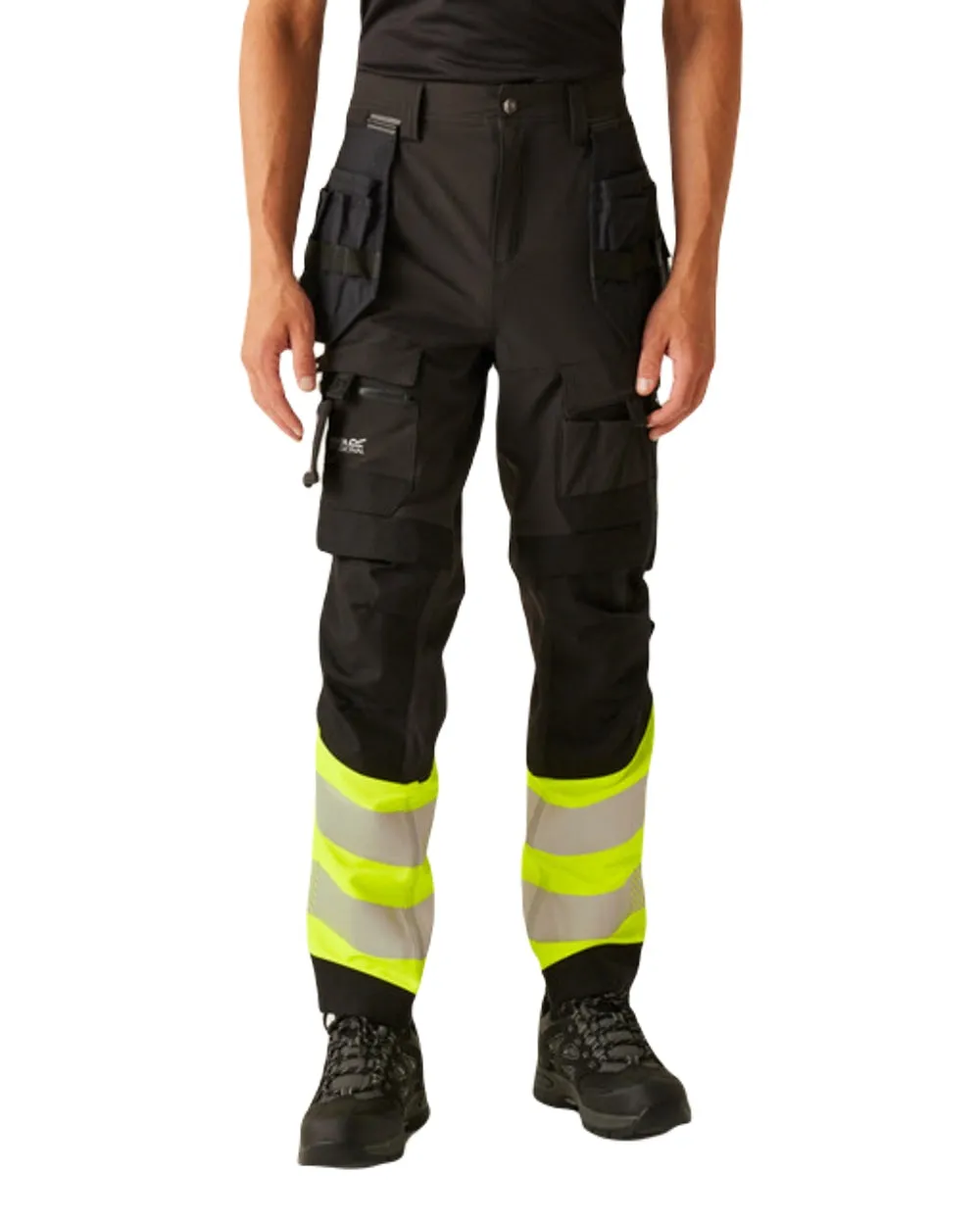 Regatta Mens Hi-Vis X-Pro Stretch Holster Trousers Class 1