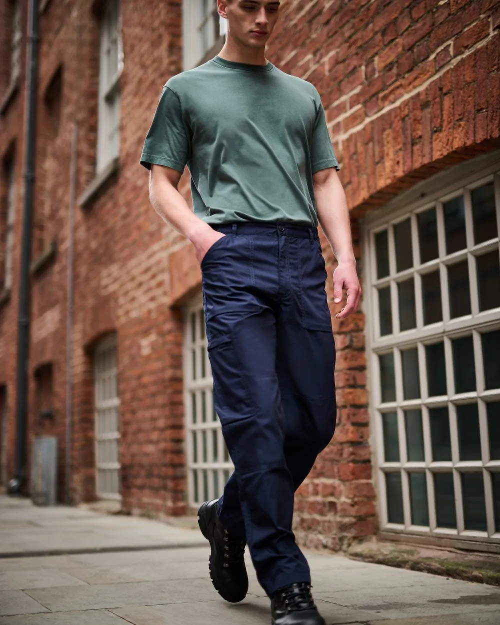 Regatta Mens Multi Pocket Action Trousers Long Leg