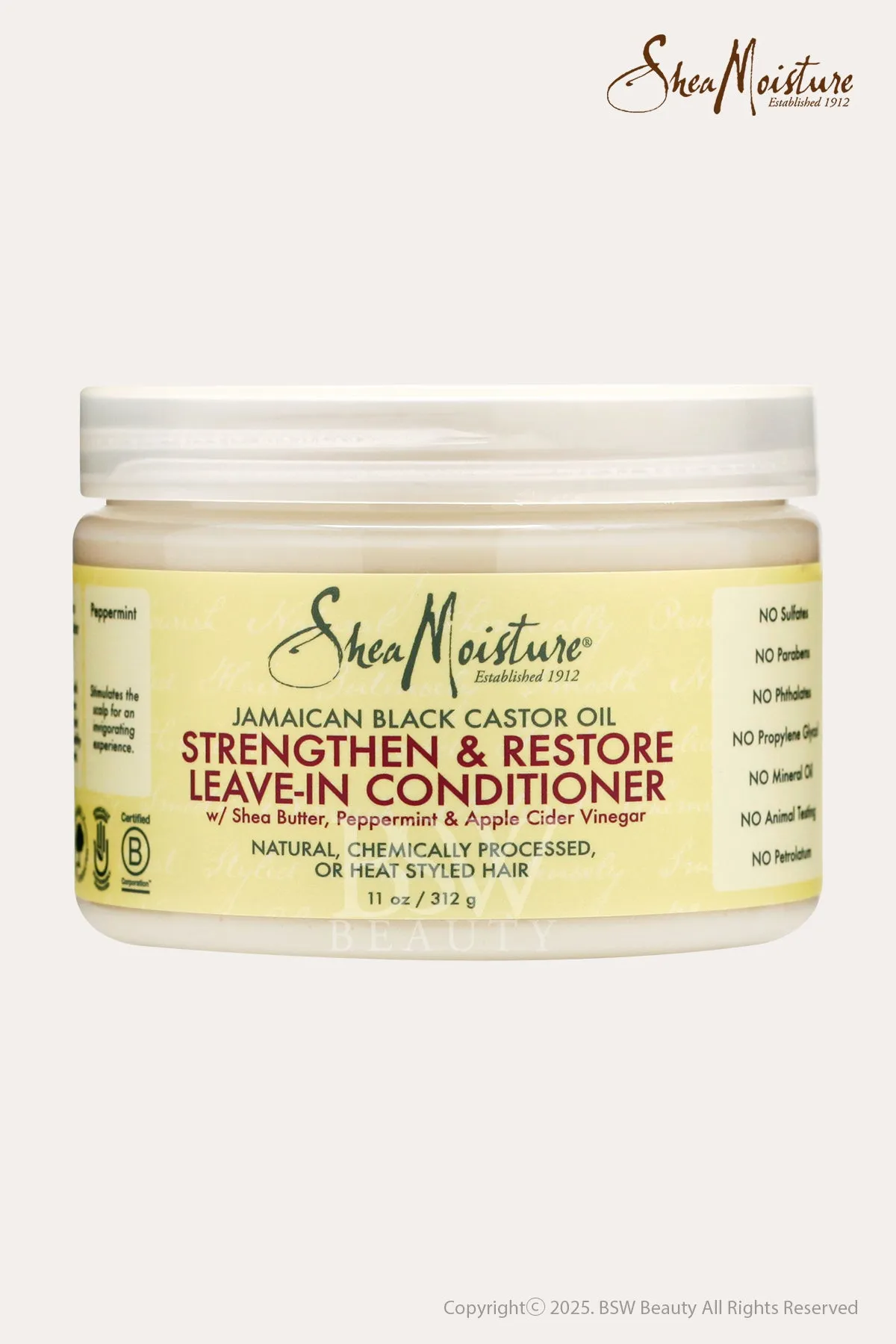 SHEA MOISTURE JAMAICAN BLACK CASTOR OIL STRENGTHEN&RESTORE LEAVE-IN CONDITIONER 11oz