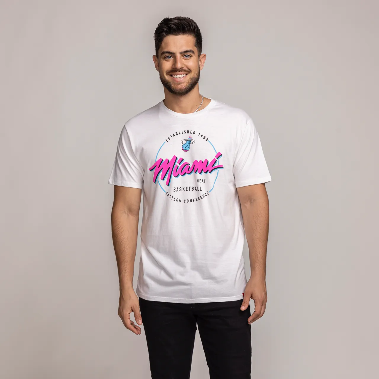 Sportiqe Miami HEAT Original Vice Bingham Tee