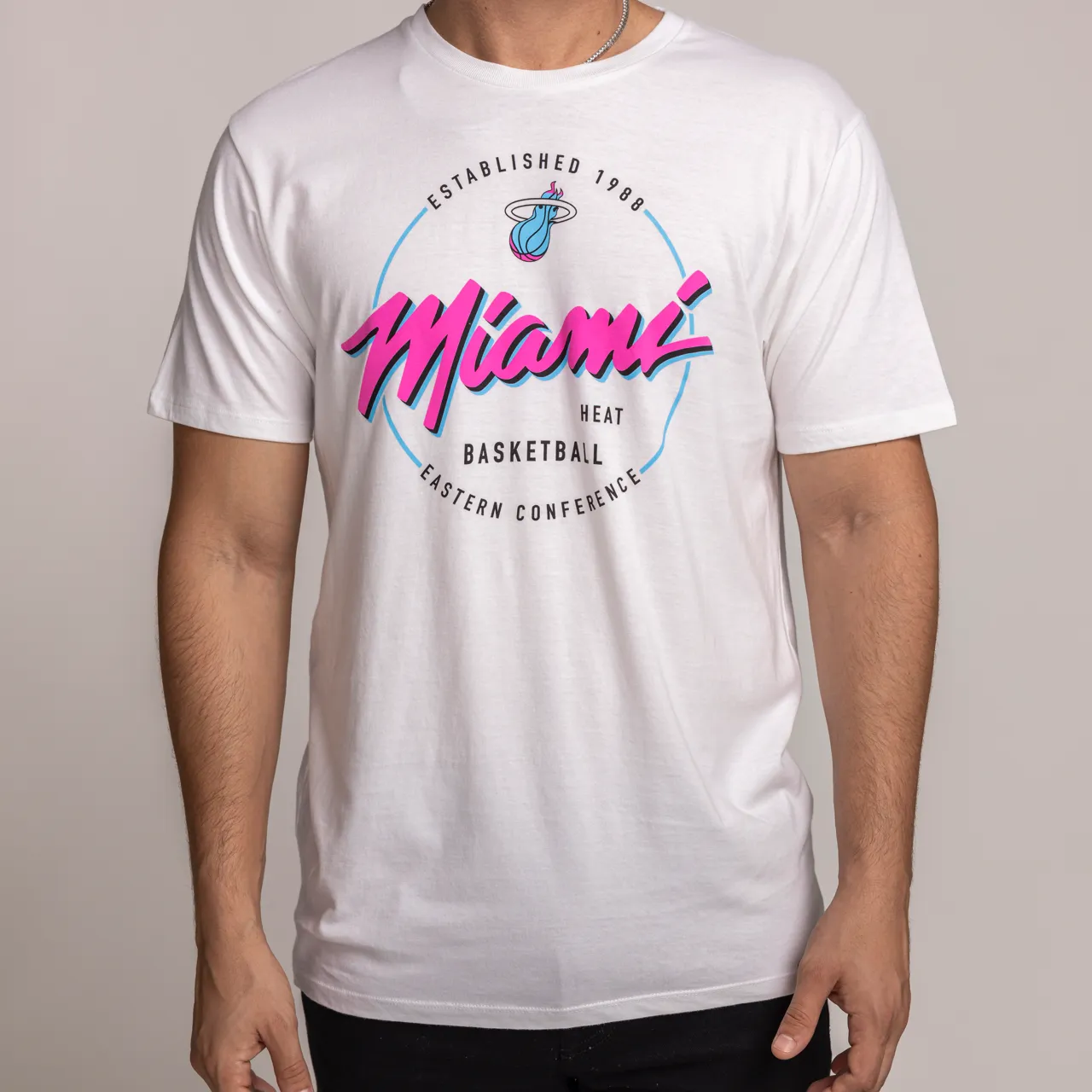 Sportiqe Miami HEAT Original Vice Bingham Tee