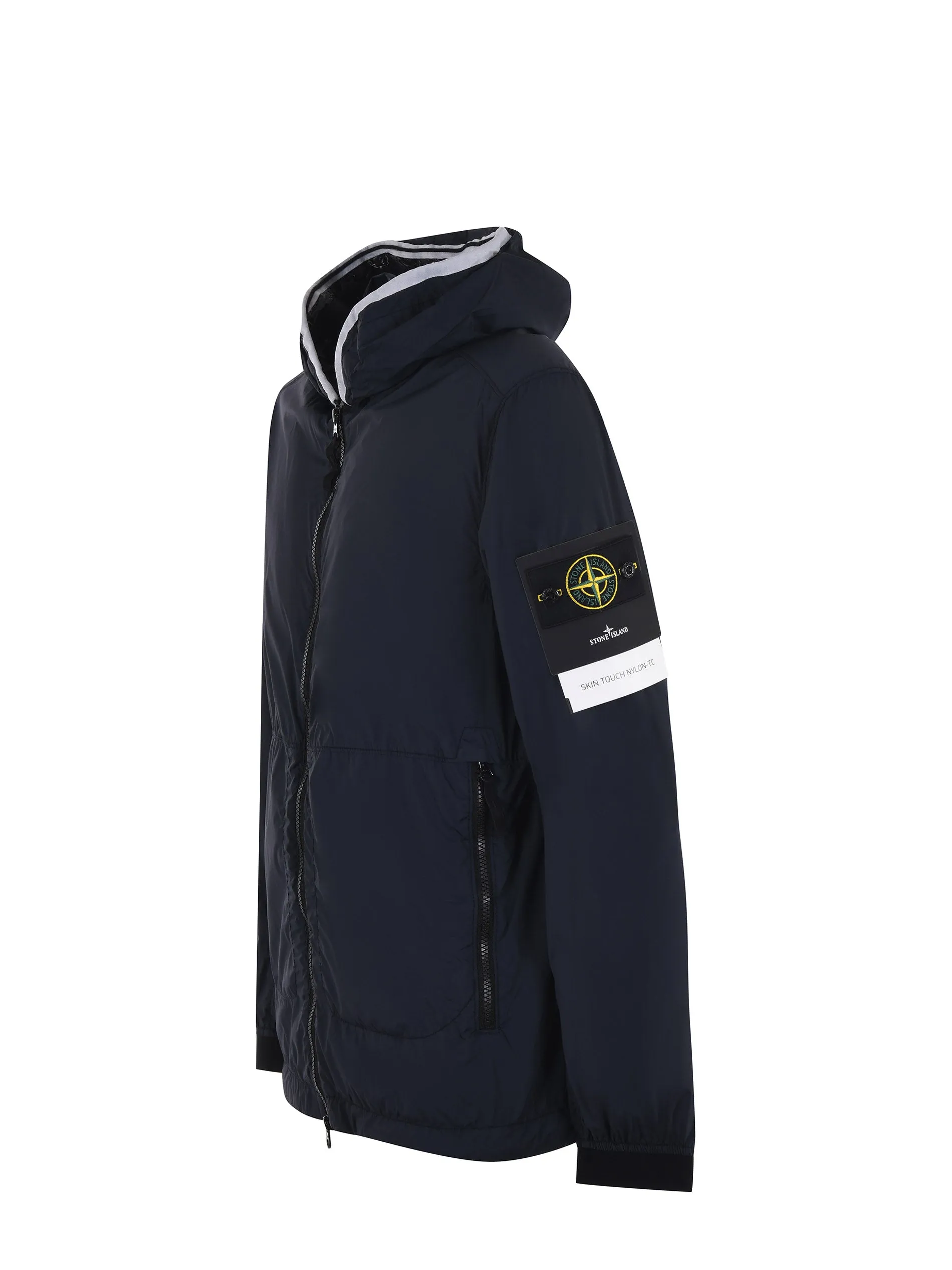 Stone Island Logo Patch Zipped Padded Jacket