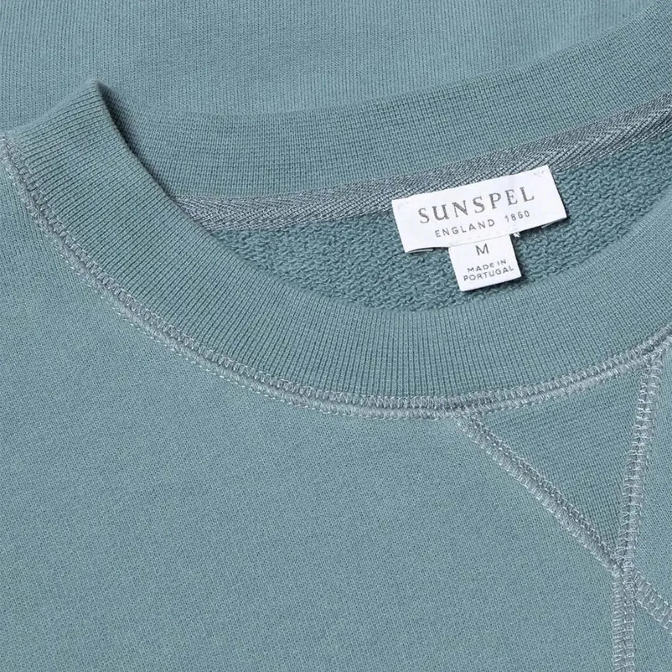 Sunspel Loopback Sweatshirt Dove Grey