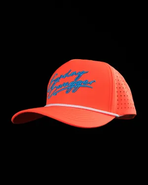 Swagger Snapback Hat - Coral Punch