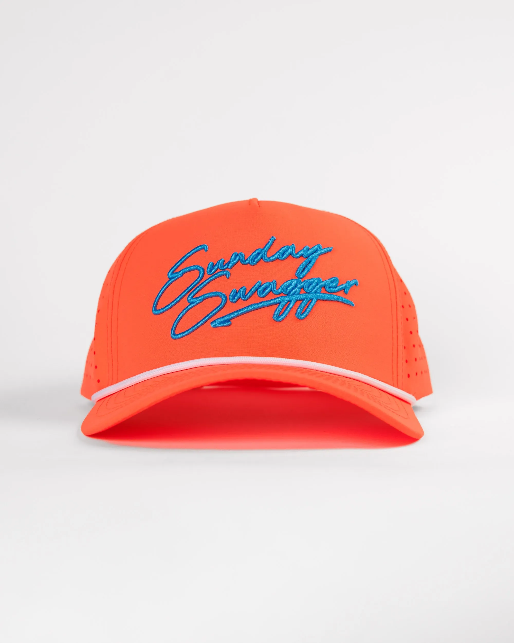 Swagger Snapback Hat - Coral Punch