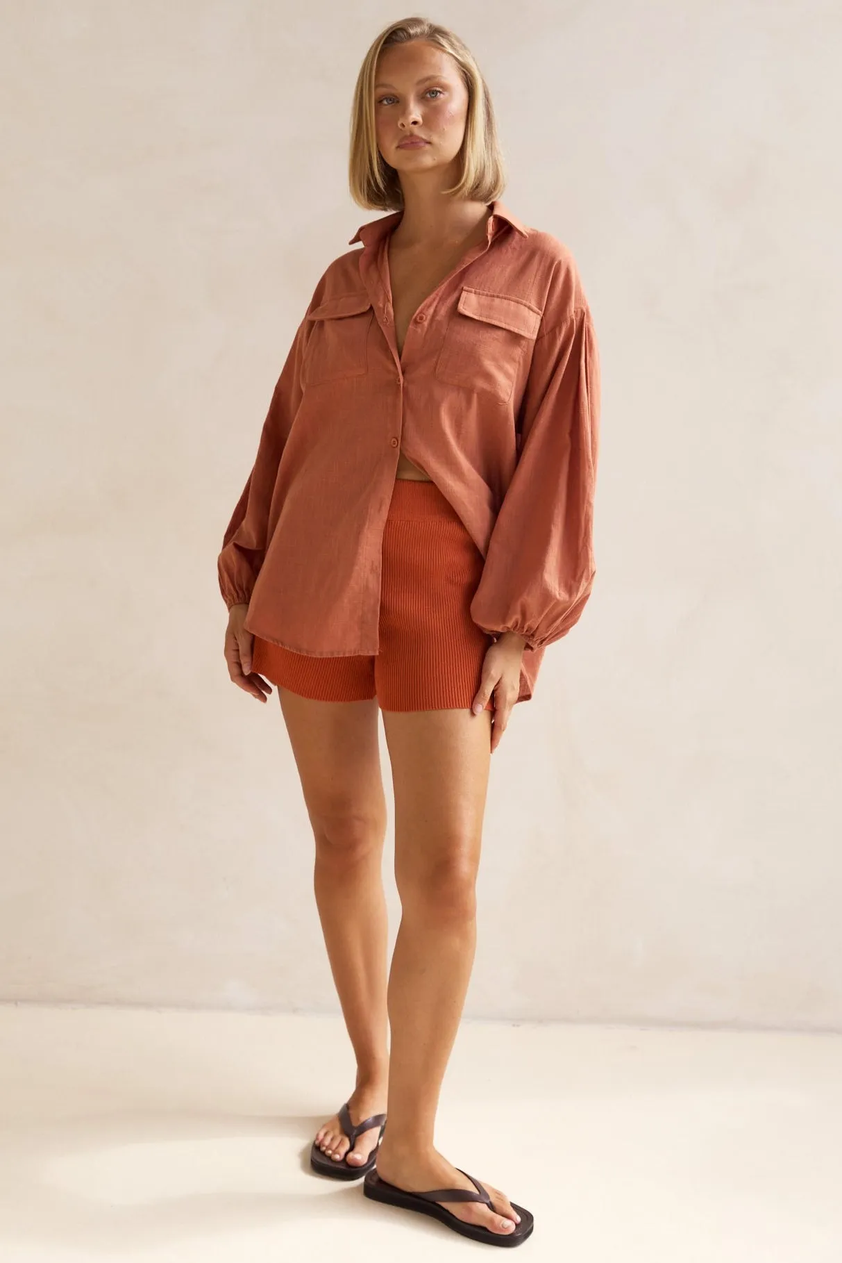Timothee Shirt (Rust)