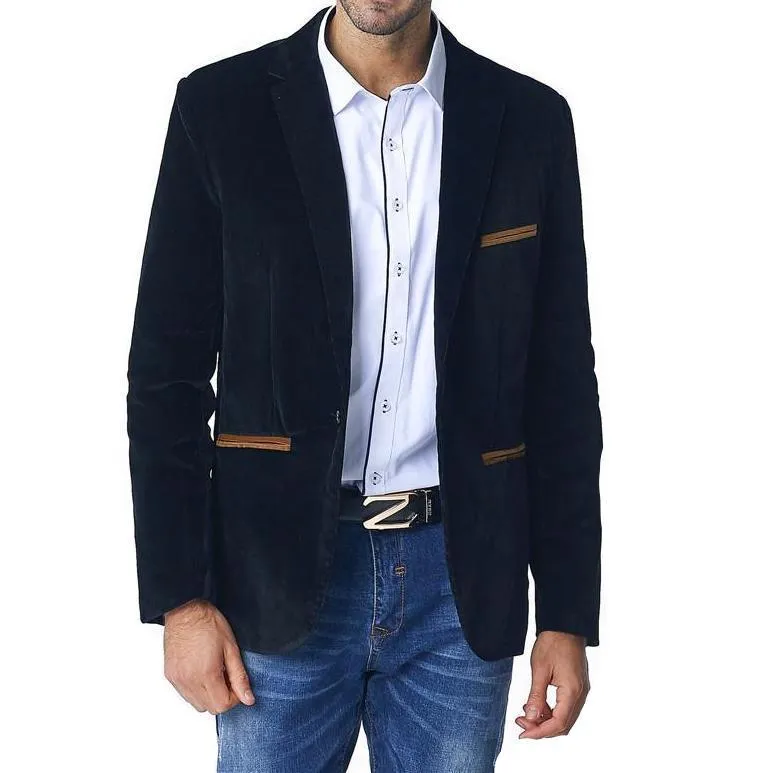 West Louis™ Business Autumn Linen Blazer
