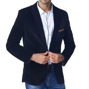 West Louis™ Business Autumn Linen Blazer