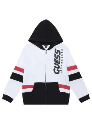 White and Black Hooded Jacket (7–16)