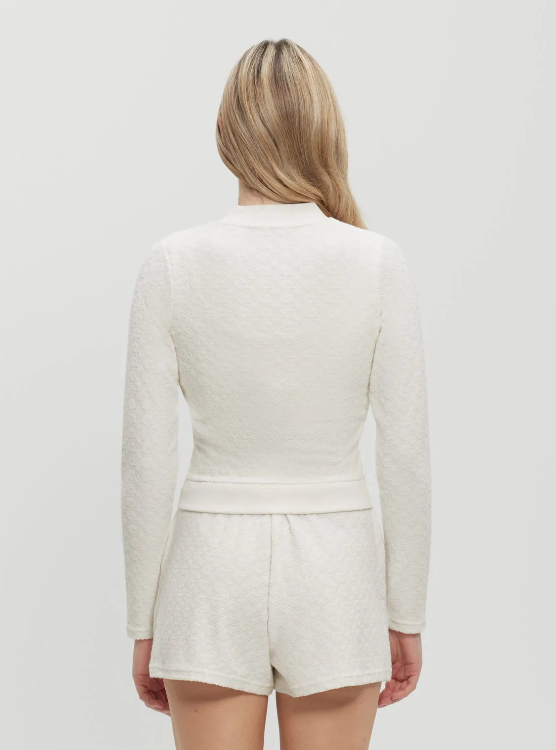 White Lola Zip Jacket