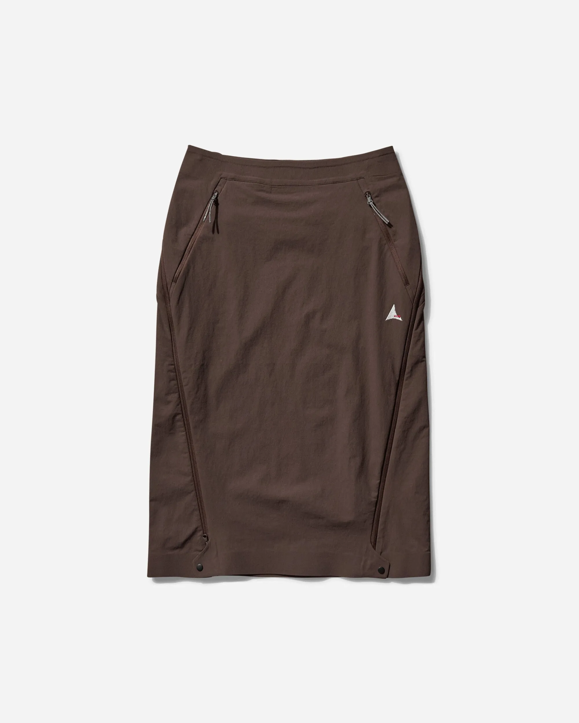 Women's Y Zip Skirt Dark Brown