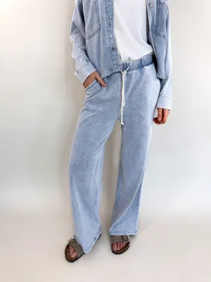 [Z SUPPLY] Hunter Knit Washed Indigo Pant